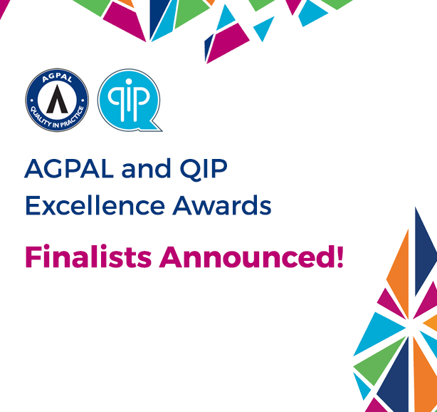 Image advising of the finalists being announced for the AGPAL & QIP Excellence Awards in 2016