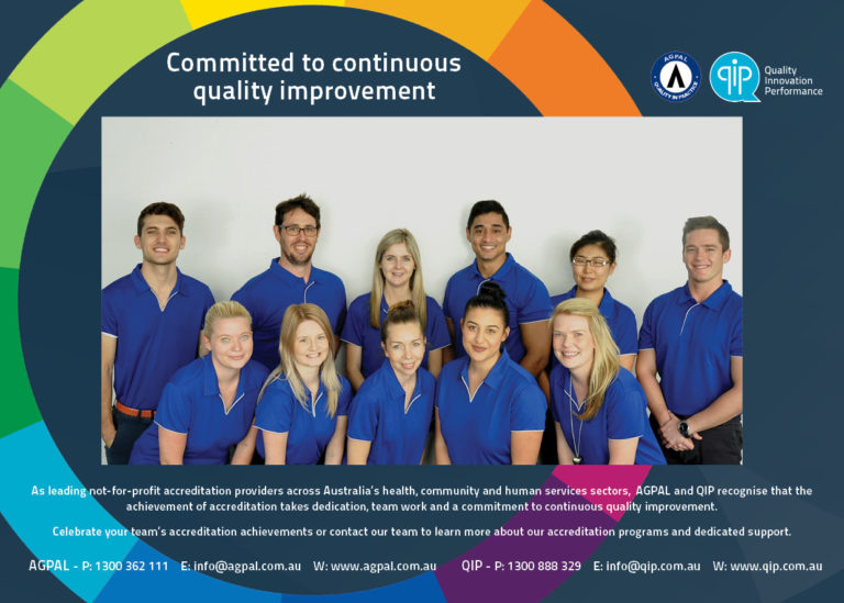 Image of AGPAL & QIP Team in a #QualityTeam photo competition frame