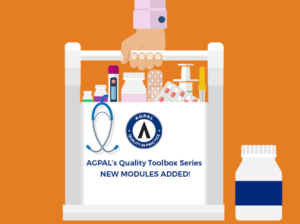 header image for AGPAL Quality Toolbox education and training e-Learning new modules 2017