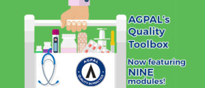 header image for AGPAL Quality Toolbox education and training e-Learning modules 2017