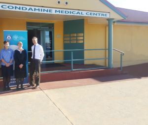 Image of staff outside Condamine Medical Centre in 2016