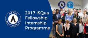 Header image for news article for 2017 ISQua Fellowship Internship Programme