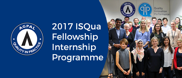 Header image for news article for 2017 ISQua Fellowship Internship Programme