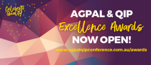 Header image for news article for AGPAL & QIP Excellence Awards 2018 nominations open