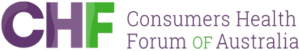 Image of Consumers Health Forum of Australia (CHF) logo