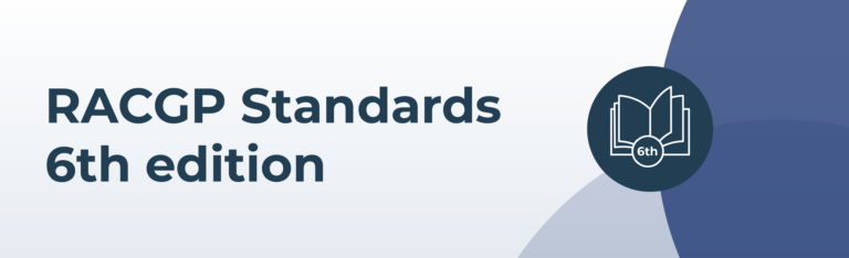 RACGP Standards 6th edition banner